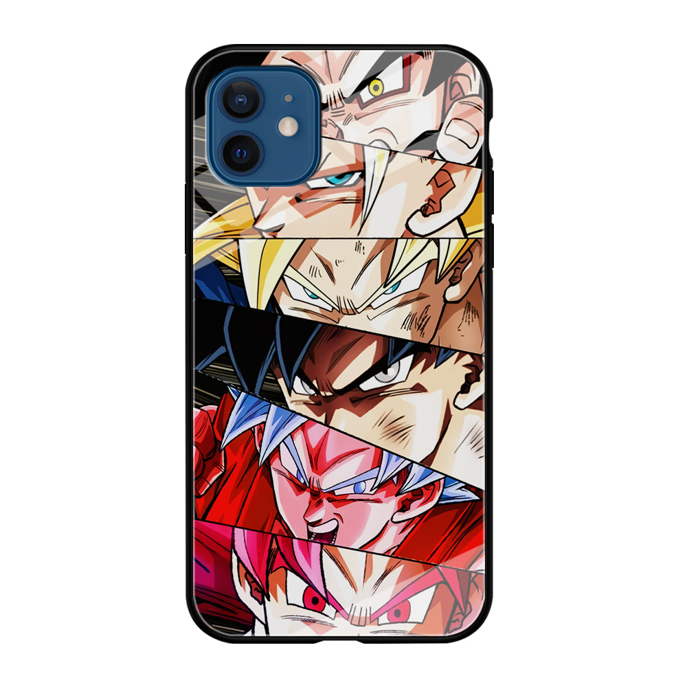 Goku's Eyes Collection Dragon Ball iPhone 12 Mini Case-Phone Case-Tempered Glass Case-Altracase
