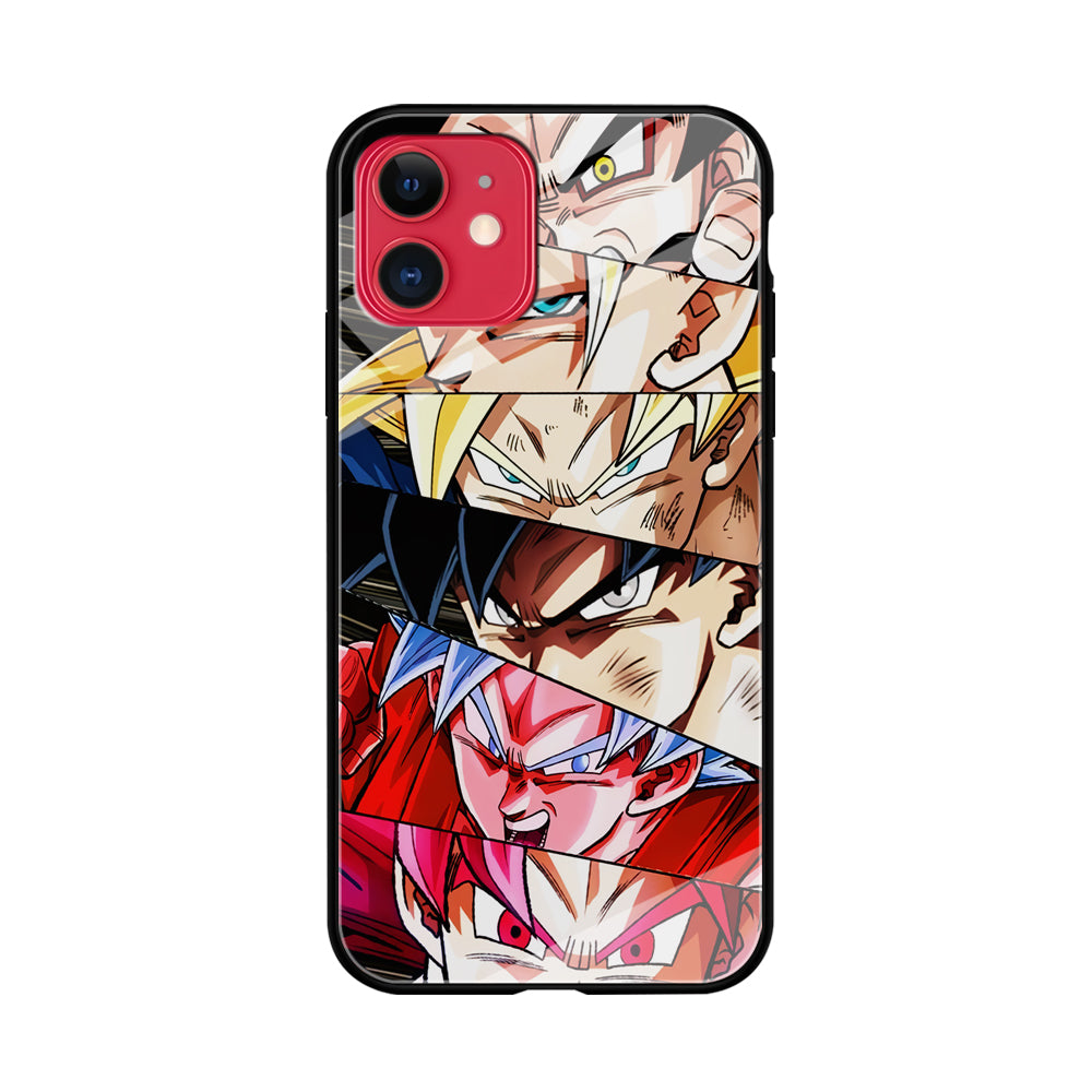 Goku's Eyes Collection Dragon Ball iPhone 11 Case-Phone Case-Tempered Glass Case-Altracase