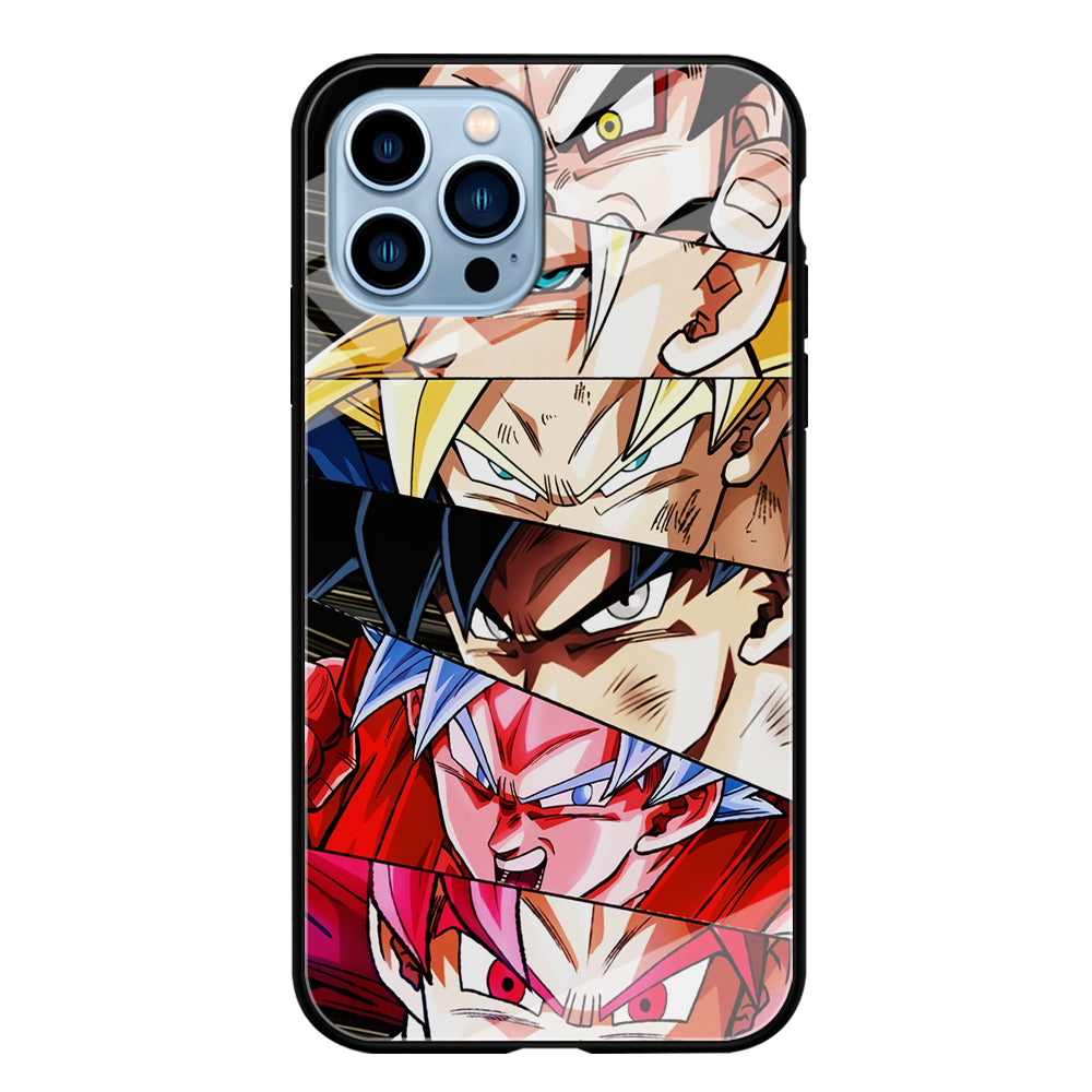 Goku's Eyes Collection Dragon Ball iPhone 15 Pro Max Case-Phone Case-Tempered Glass Case-Altracase