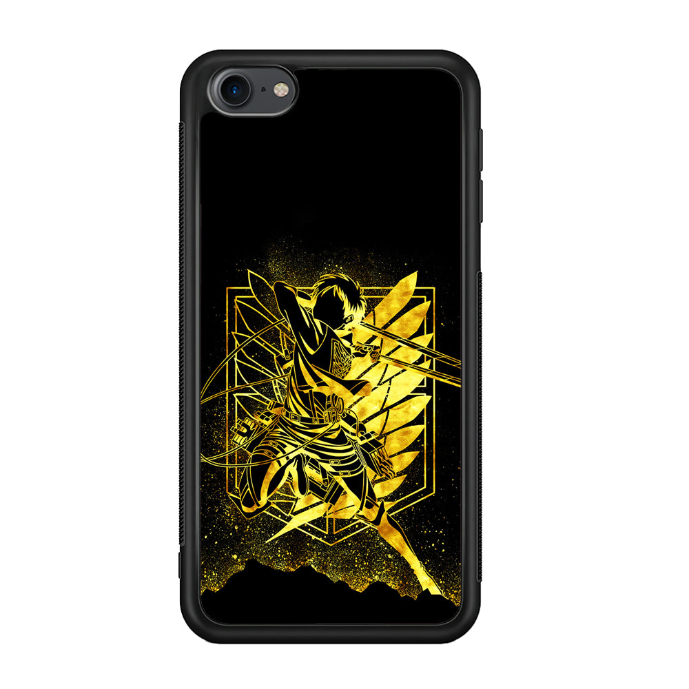 Golden Eren Attack On Titan iPod Touch 6 Case-Phone Case-3D Case-Altracase