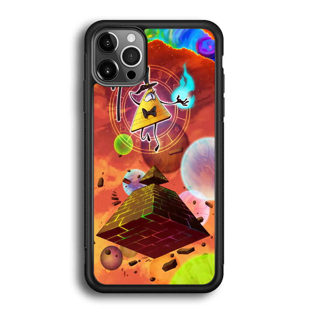 Gravity Falls Bill Cipher Art iPhone 12 Pro Case-Phone Case-Rubber Black (2D Case)-Altracase