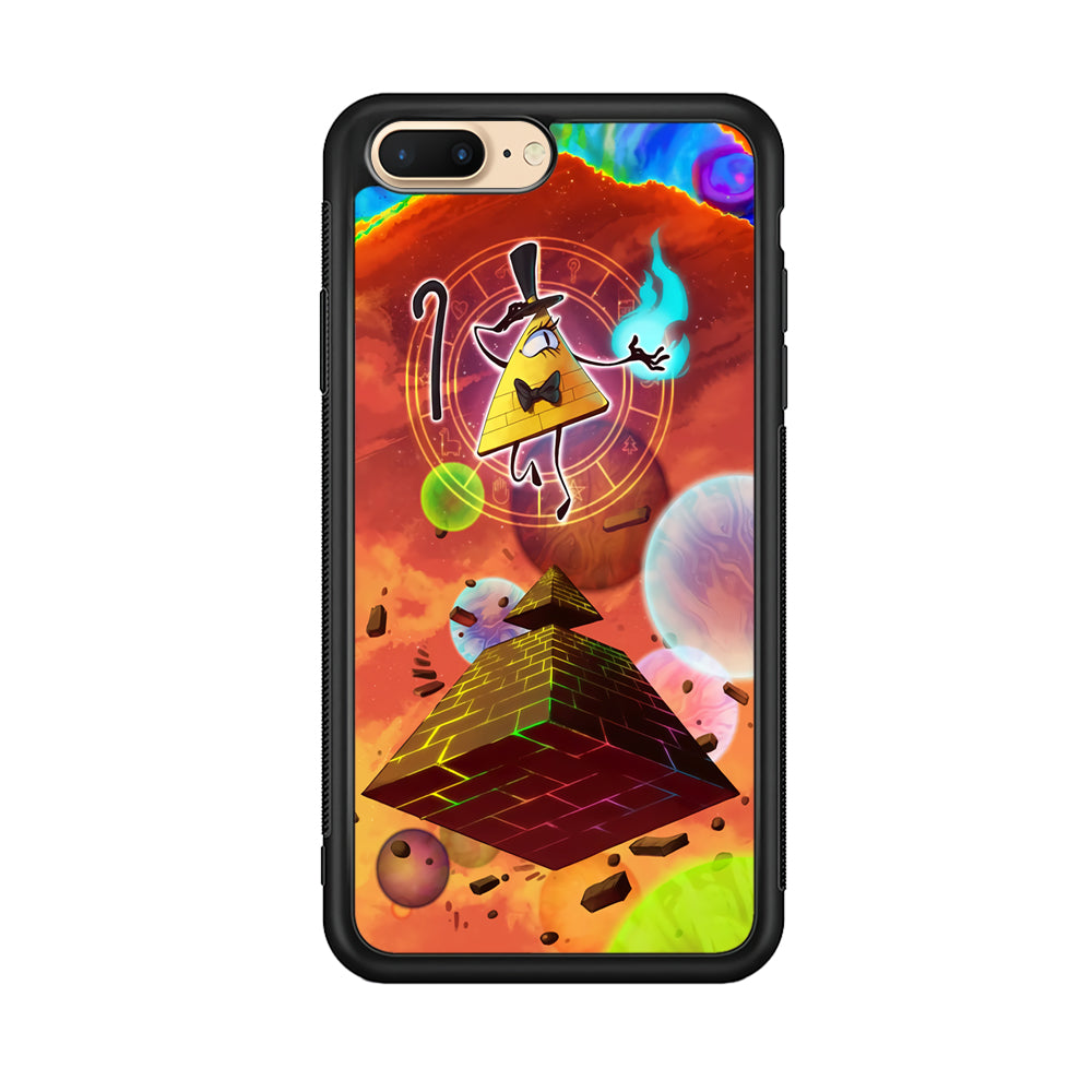 Gravity Falls Bill Cipher Art iPhone 8 Plus Case-Phone Case-Rubber Black (2D Case)-Altracase