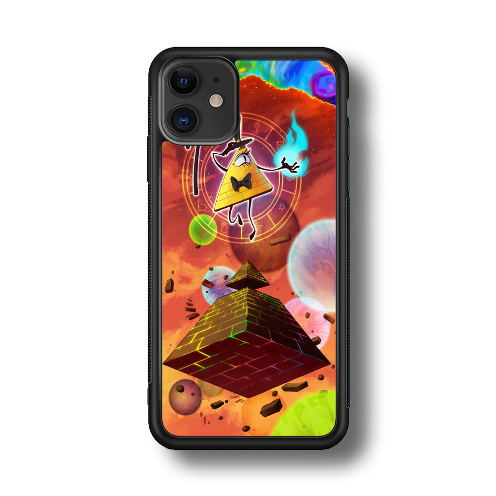 Gravity Falls Bill Cipher Art iPhone 11 Case-Phone Case-Rubber Black (2D Case)-Altracase