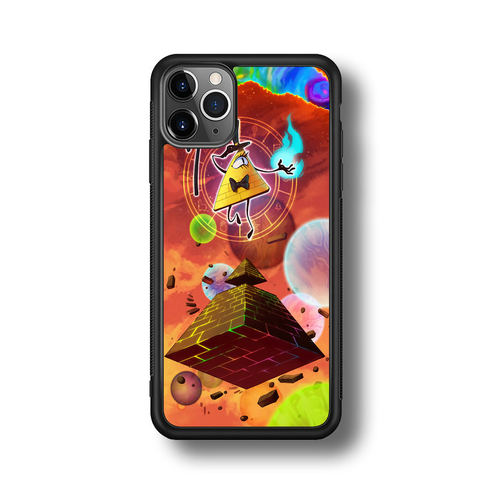 Gravity Falls Bill Cipher Art iPhone 11 Pro Max Case-Phone Case-Rubber Black (2D Case)-Altracase