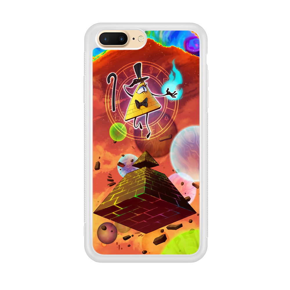 Gravity Falls Bill Cipher Art iPhone 8 Plus Case-Phone Case-Rubber White (2D Case)-Altracase