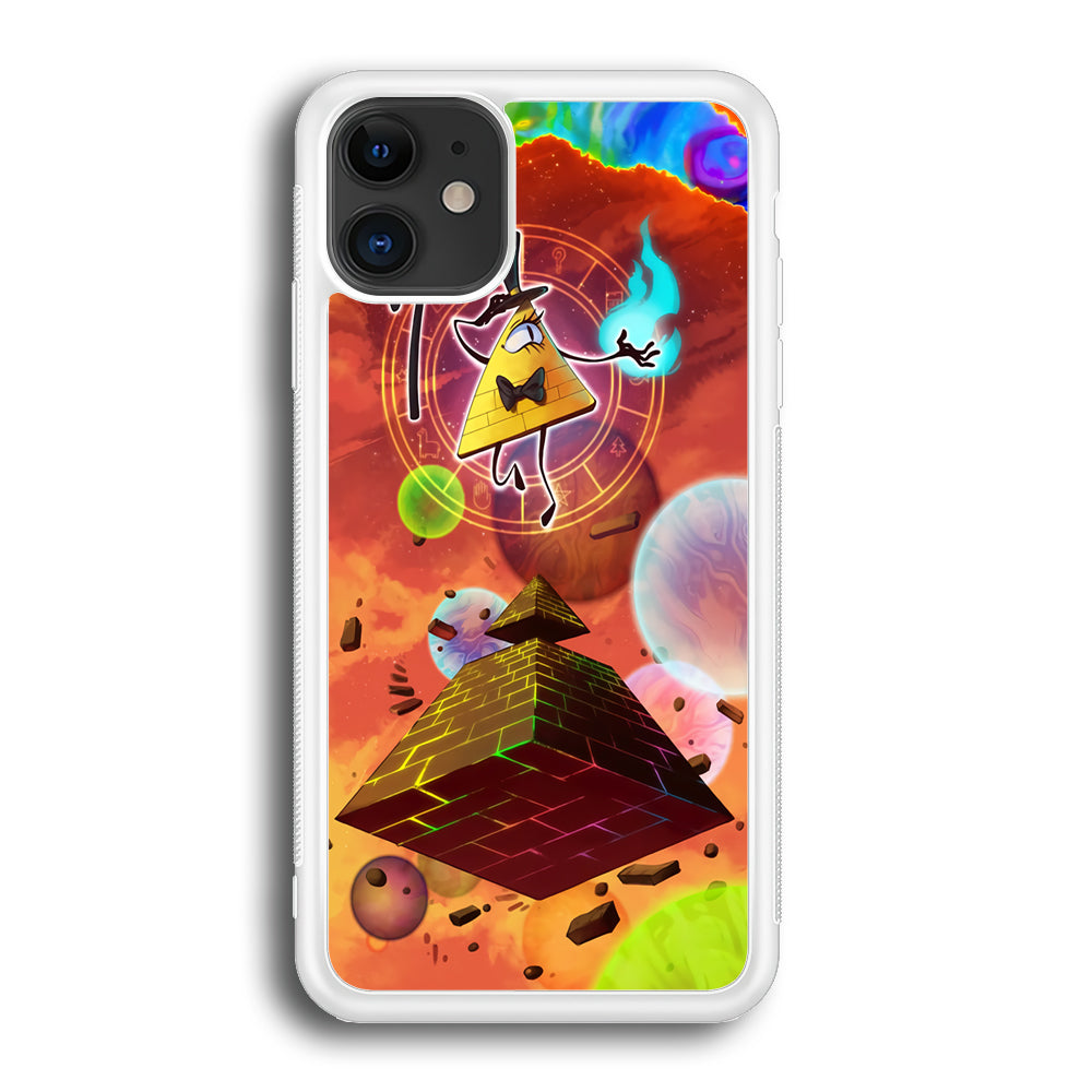 Gravity Falls Bill Cipher Art iPhone 12 Case-Phone Case-Rubber White (2D Case)-Altracase