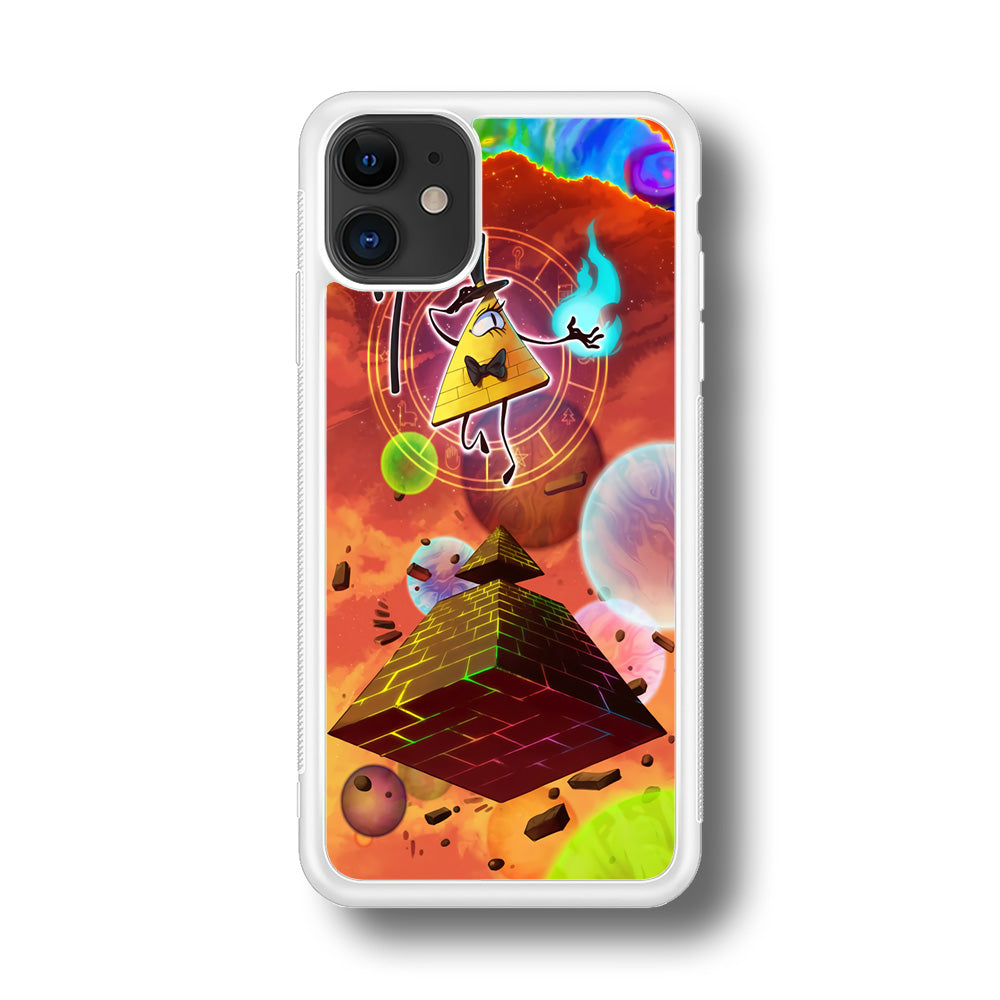 Gravity Falls Bill Cipher Art iPhone 11 Case-Phone Case-Rubber White (2D Case)-Altracase