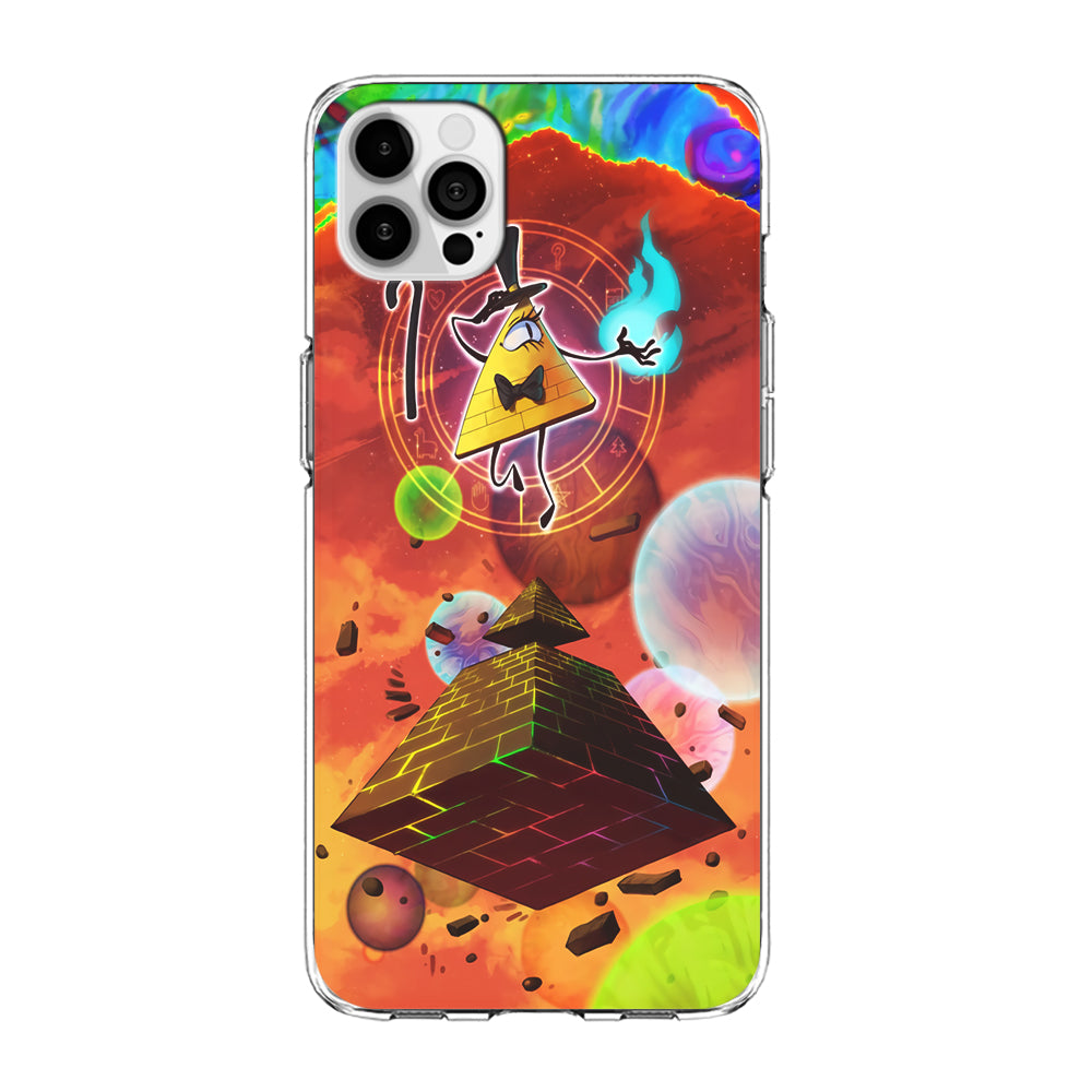 Gravity Falls Bill Cipher Art iPhone 15 Pro Case-Phone Case-Clear Soft Case-Altracase
