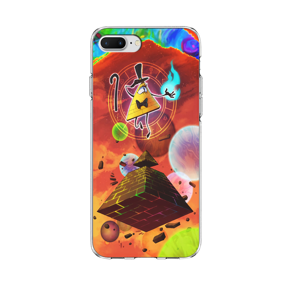Gravity Falls Bill Cipher Art iPhone 8 Plus Case-Phone Case-Clear Soft Case-Altracase