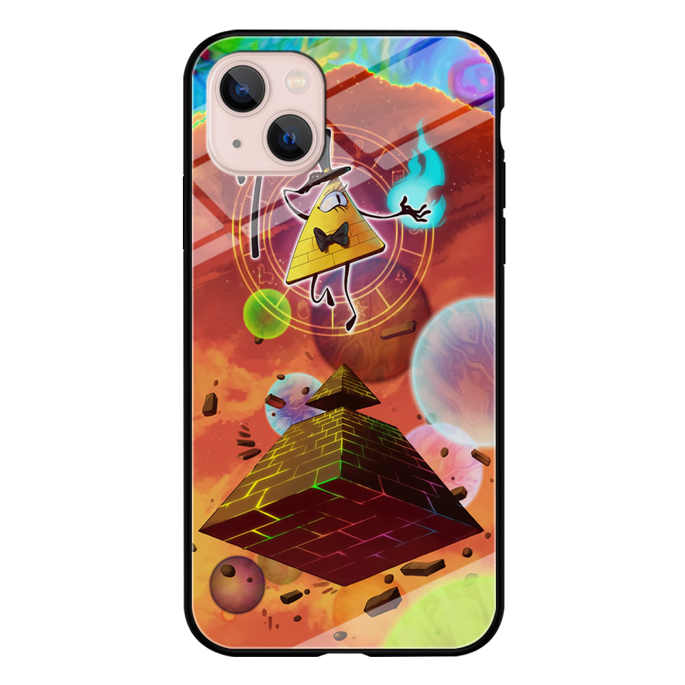 Gravity Falls Bill Cipher Art iPhone 13 Mini Case-Phone Case-Tempered Glass Case-Altracase