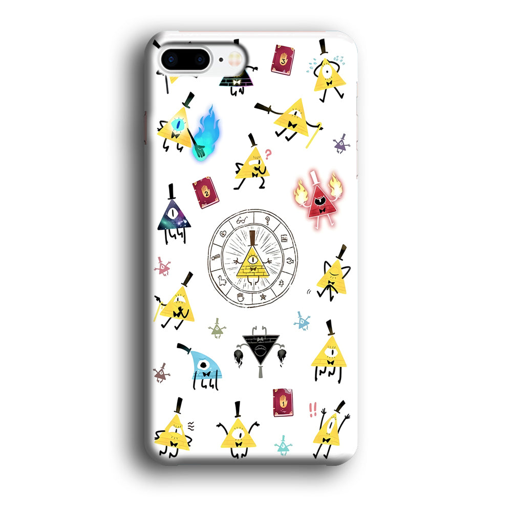 Gravity Falls Bill Cipher Doodle iPhone 8 Plus Case-Phone Case-3D Case-Altracase