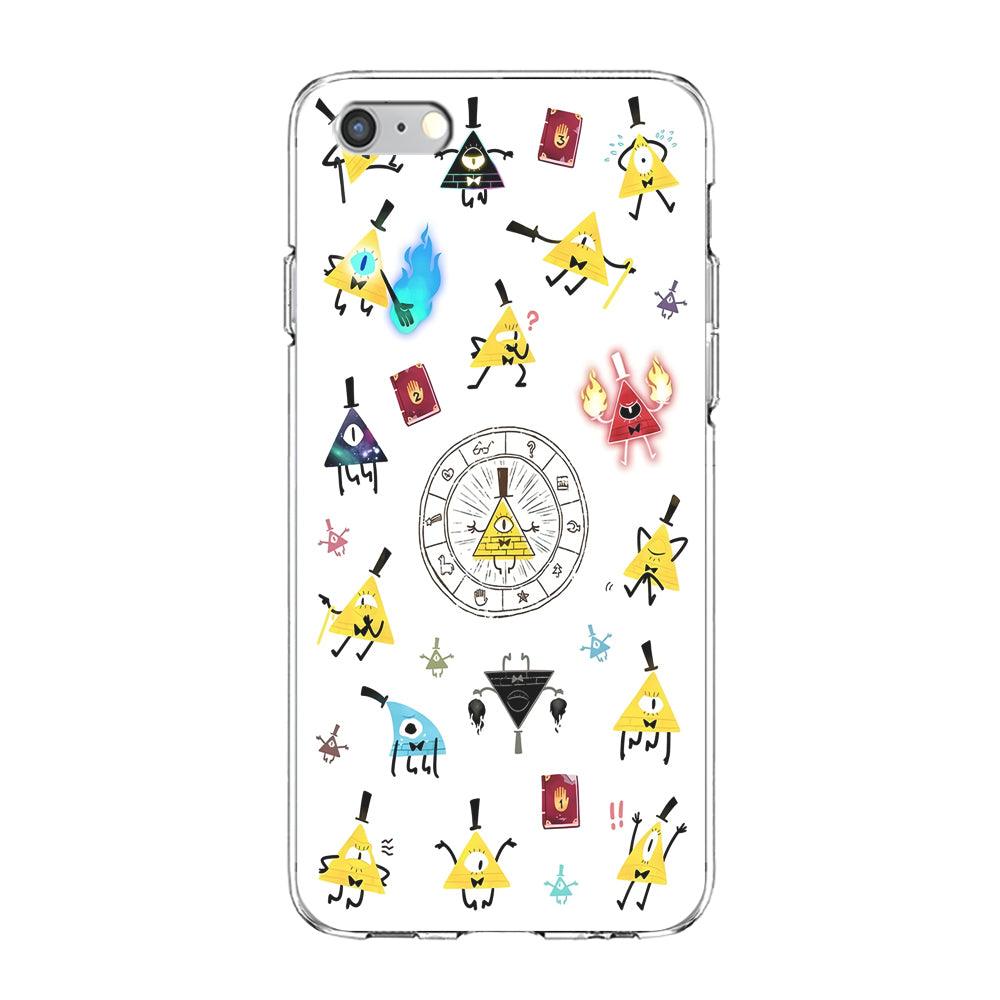 Gravity Falls Bill Cipher Doodle iPhone 6 | 6s Case-Phone Case-Clear Soft Case-Altracase