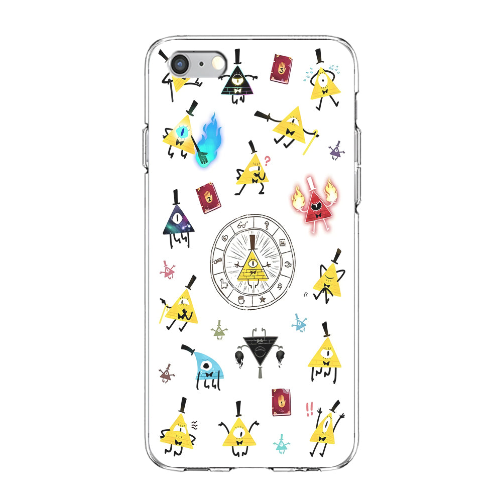 Gravity Falls Bill Cipher Doodle iPhone 6 Plus | 6s Plus Case-Phone Case-Clear Soft Case-Altracase