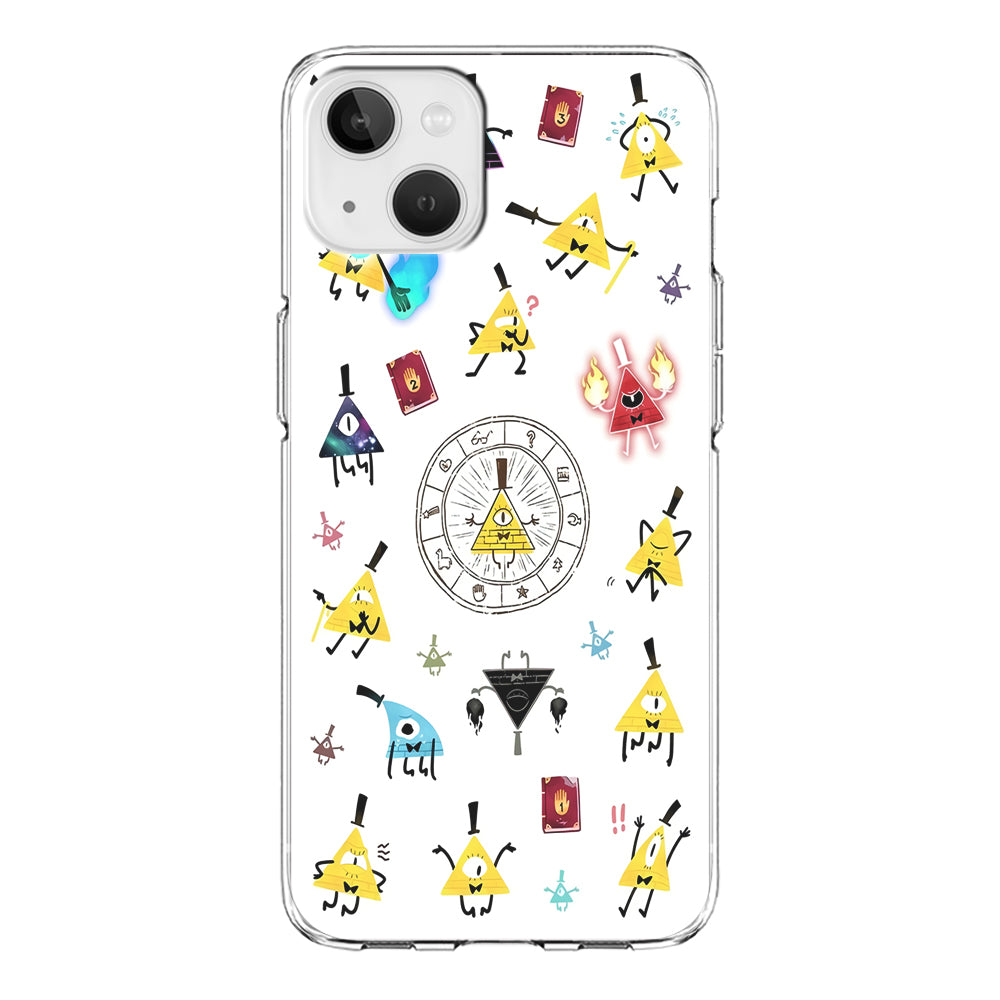 Gravity Falls Bill Cipher Art iPhone 13 Mini Case-Phone Case-Clear Soft Case-Altracase