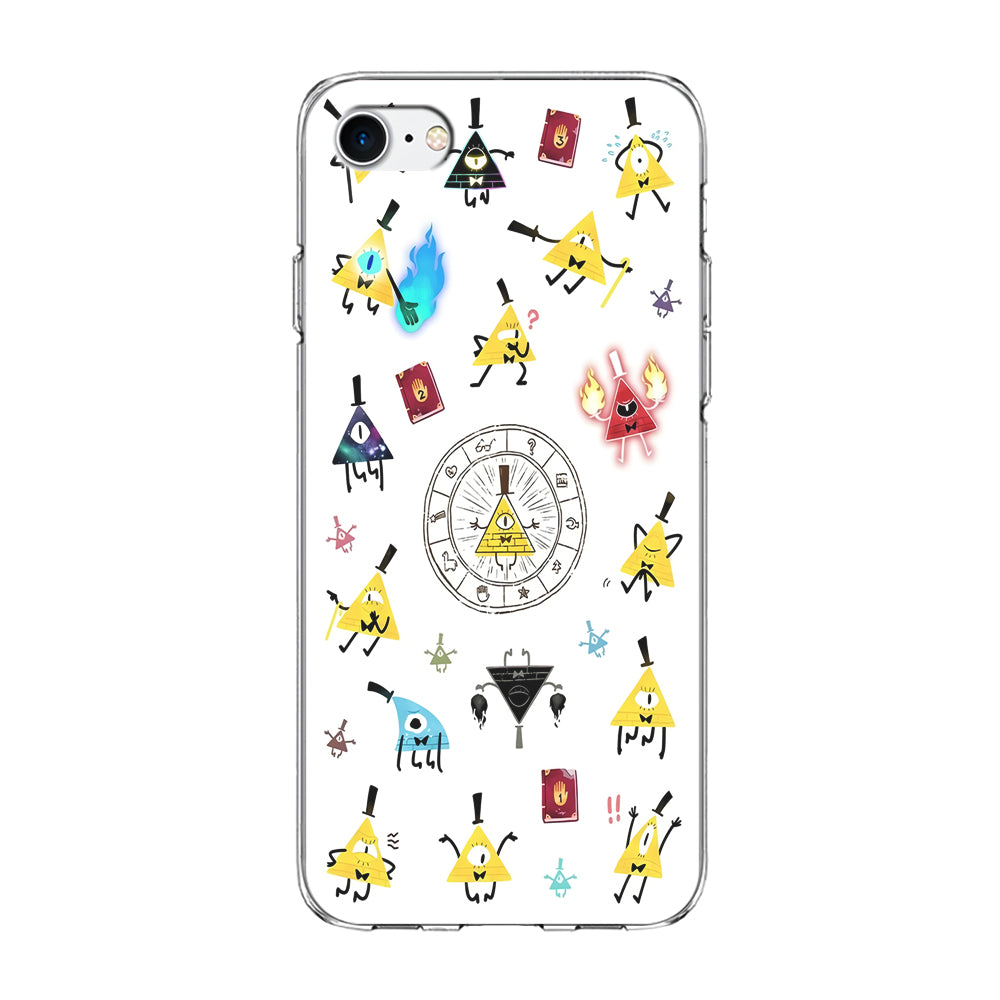 Gravity Falls Bill Cipher Doodle iPhone 7 Case-Phone Case-Clear Soft Case-Altracase