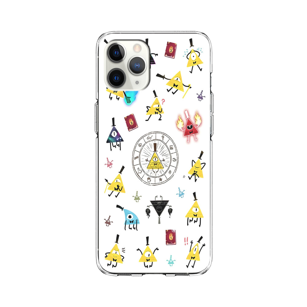 Gravity Falls Bill Cipher Doodle iPhone 11 Pro Max Case-Phone Case-Clear Soft Case-Altracase