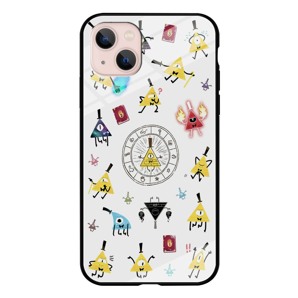Gravity Falls Bill Cipher Art iPhone 13 Mini Case-Phone Case-Tempered Glass Case-Altracase
