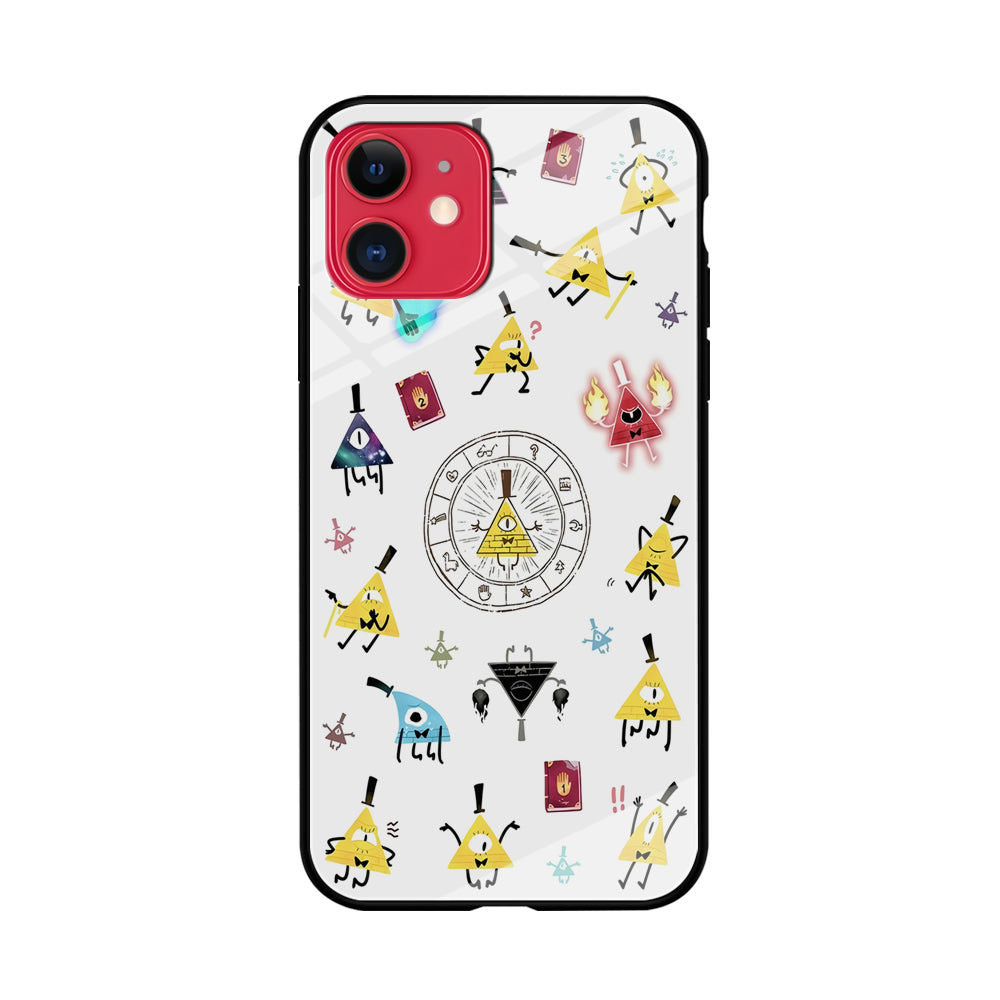Gravity Falls Bill Cipher Doodle iPhone 11 Case-Phone Case-Tempered Glass Case-Altracase