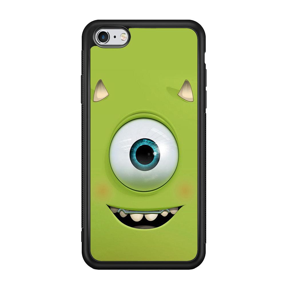 Green Face Monster iPhone 6 | 6s Case-Phone Case-Rubber Black (2D Case)-Altracase