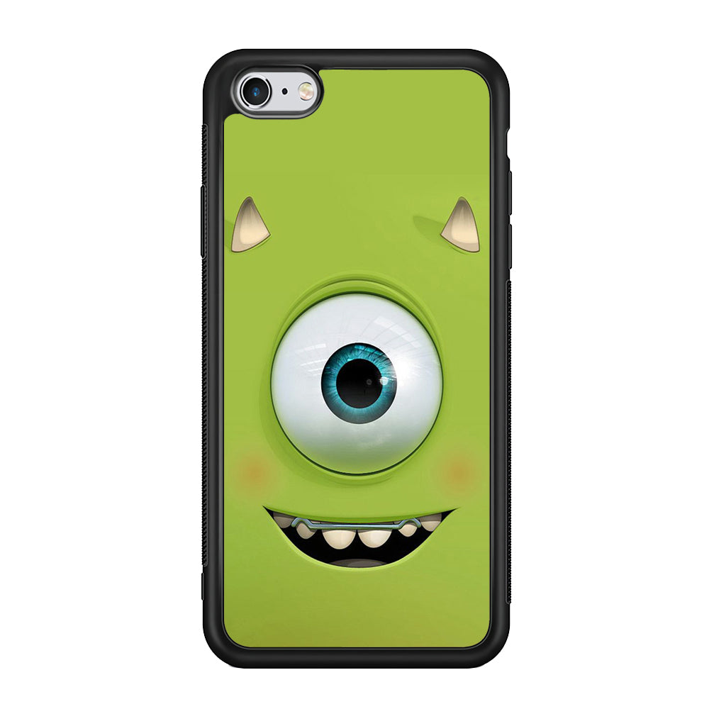 Green Face Monster iPhone 6 Plus | 6s Plus Case-Phone Case-Rubber Black (2D Case)-Altracase