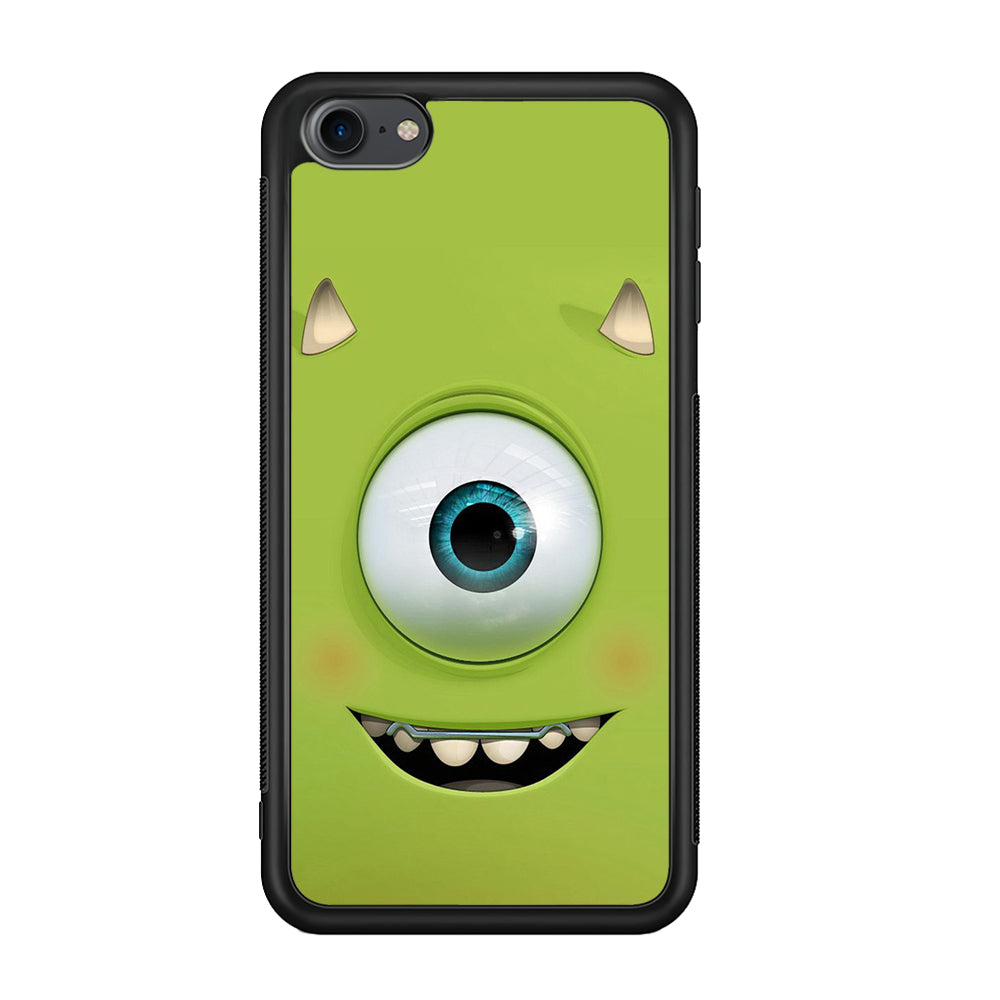 Green Face Monster iPod Touch 6 Case-Phone Case-Rubber Black (2D Case)-Altracase