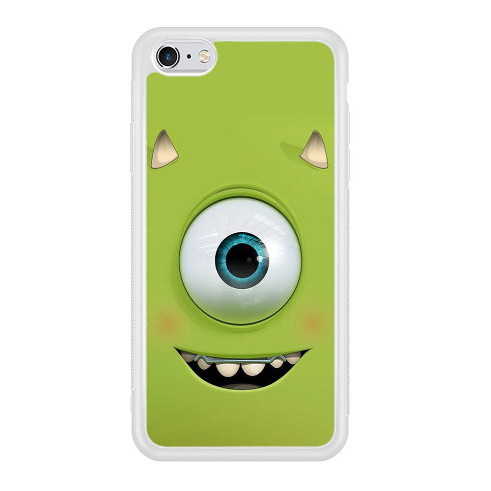 Green Face Monster iPhone 6 | 6s Case-Phone Case-Rubber White (2D Case)-Altracase