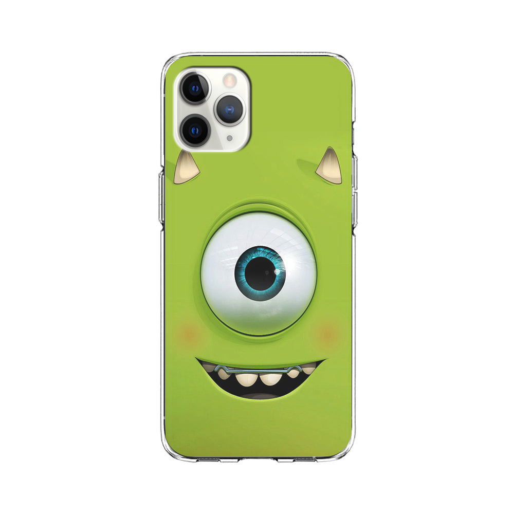 Green Face Monster iPhone 11 Pro Max Case-Phone Case-Clear Soft Case-Altracase