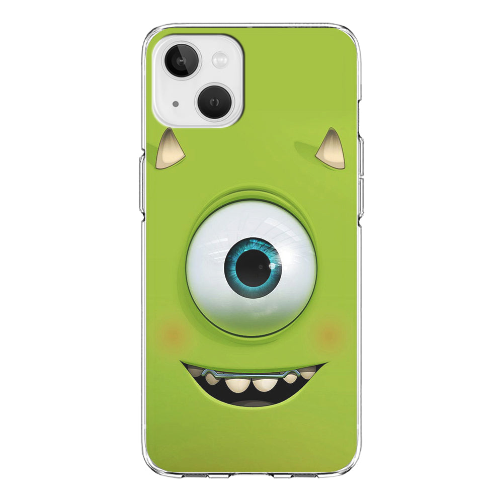 Green Face Monster iPhone 13 Case-Phone Case-Clear Soft Case-Altracase