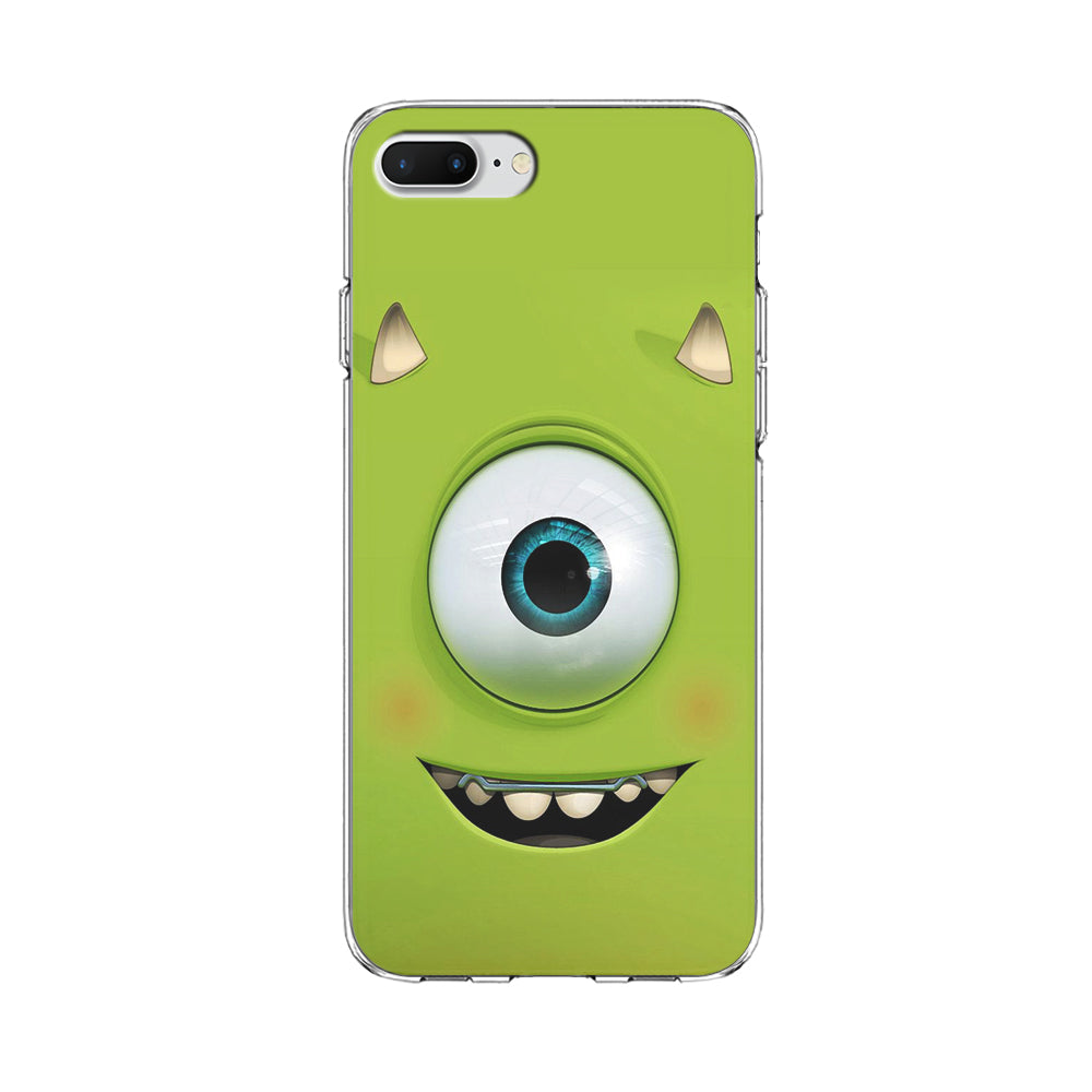 Green Face Monster iPhone 8 Plus Case-Phone Case-Clear Soft Case-Altracase