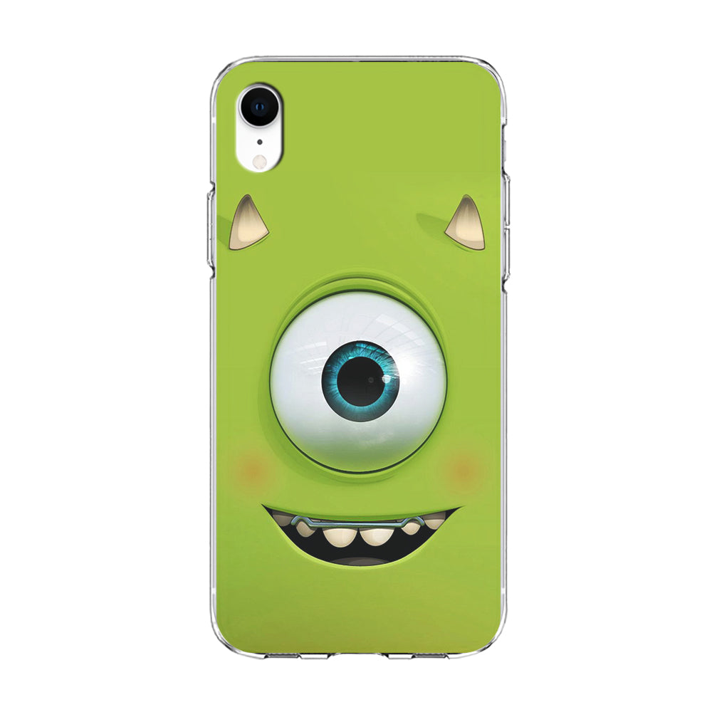 Green Face Monster iPhone XR Case-Phone Case-Clear Soft Case-Altracase