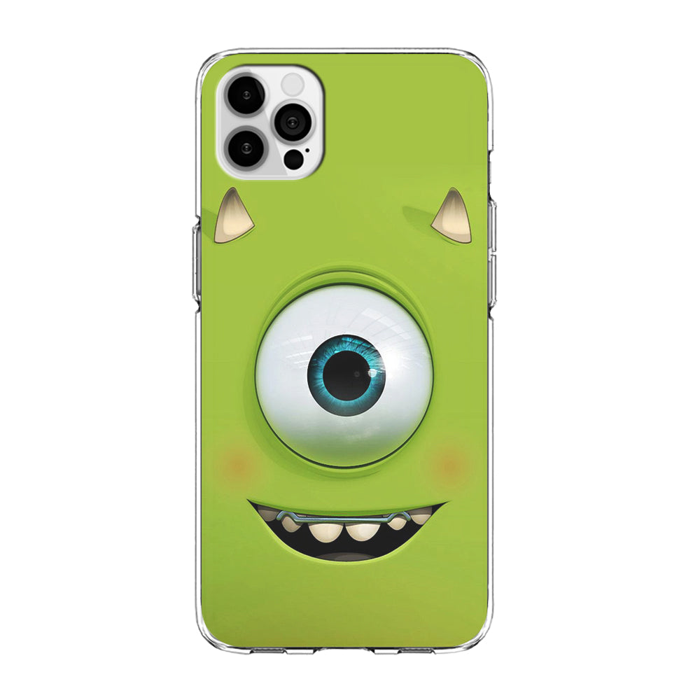 Green Face Monster iPhone 15 Pro Case-Phone Case-Clear Soft Case-Altracase