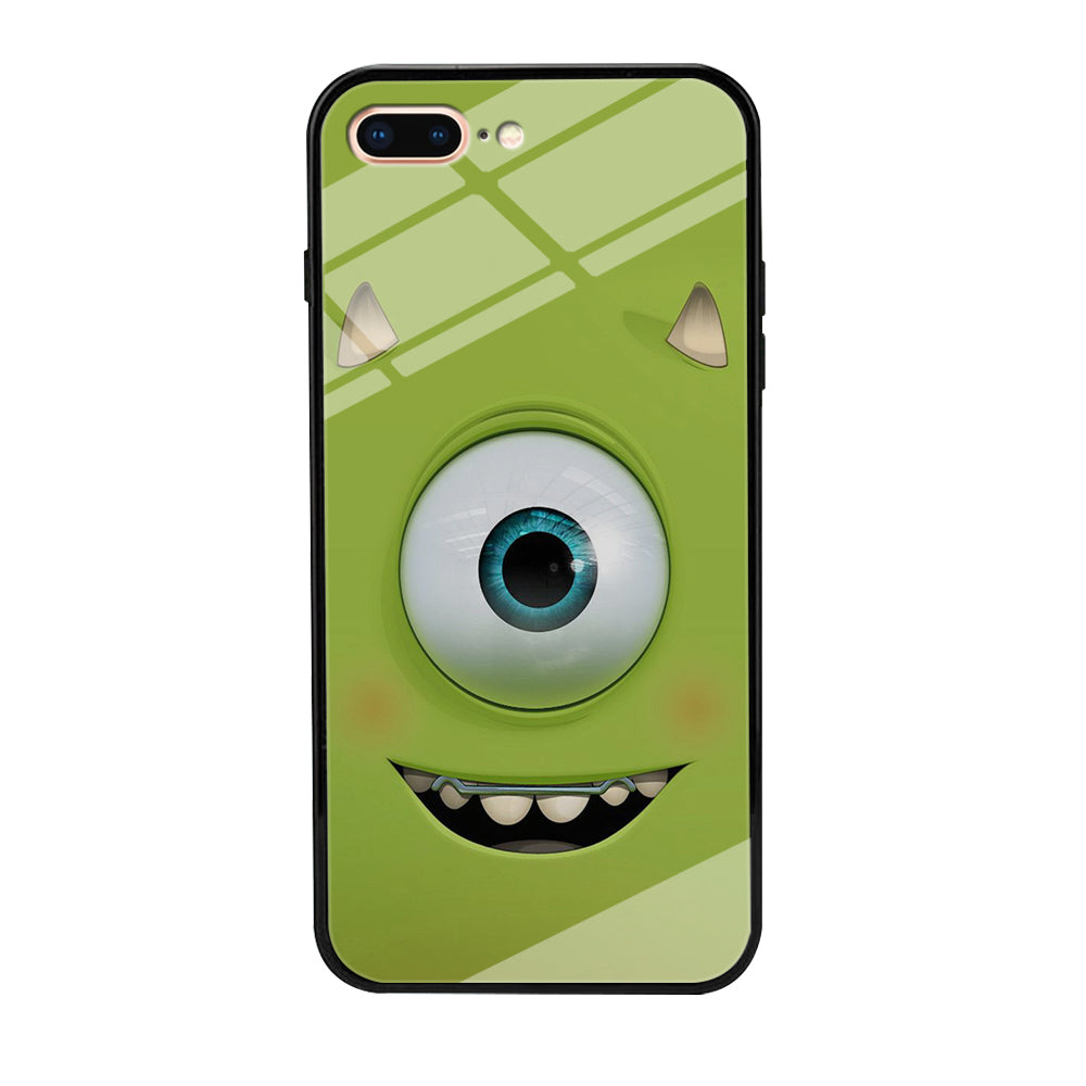 Green Face Monster iPhone 8 Plus Case-Phone Case-Tempered Glass Case-Altracase