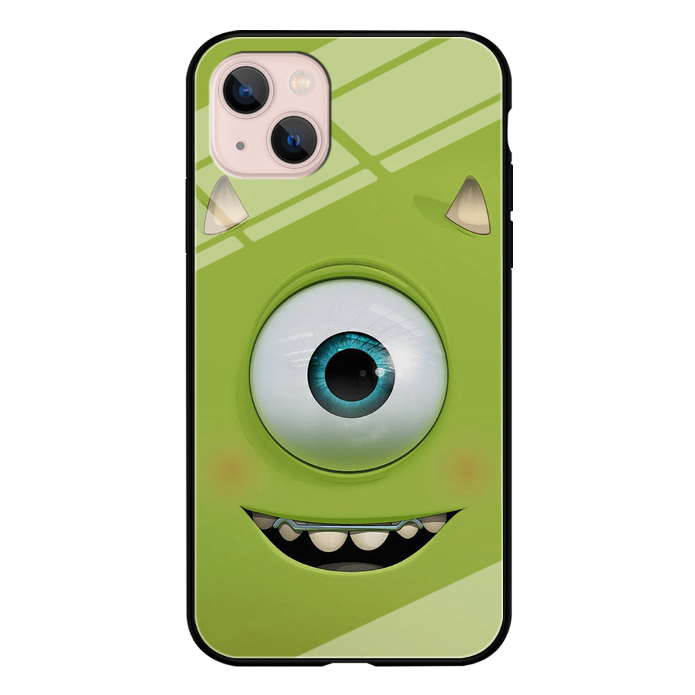 Green Face Monster iPhone 13 Case-Phone Case-Tempered Glass Case-Altracase