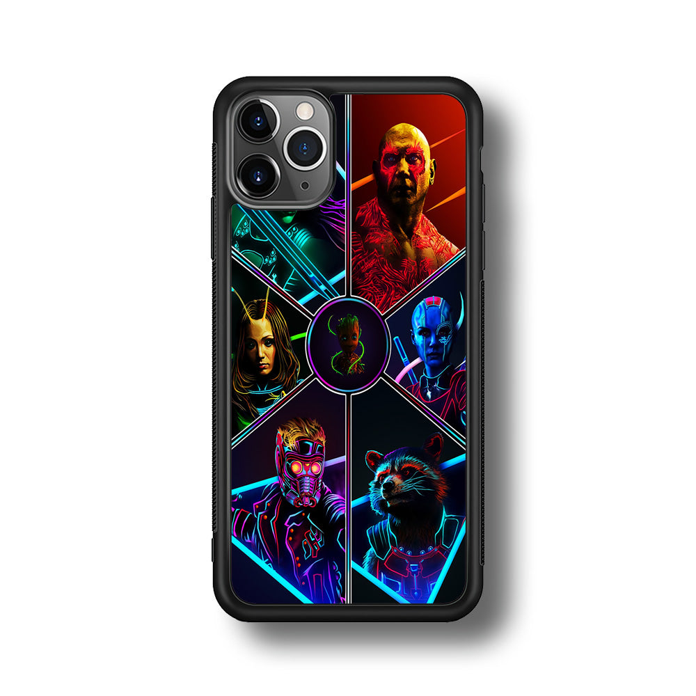 Guardian Of The Galaxy iPhone 11 Pro Max Case-Phone Case-Rubber Black (2D Case)-Altracase