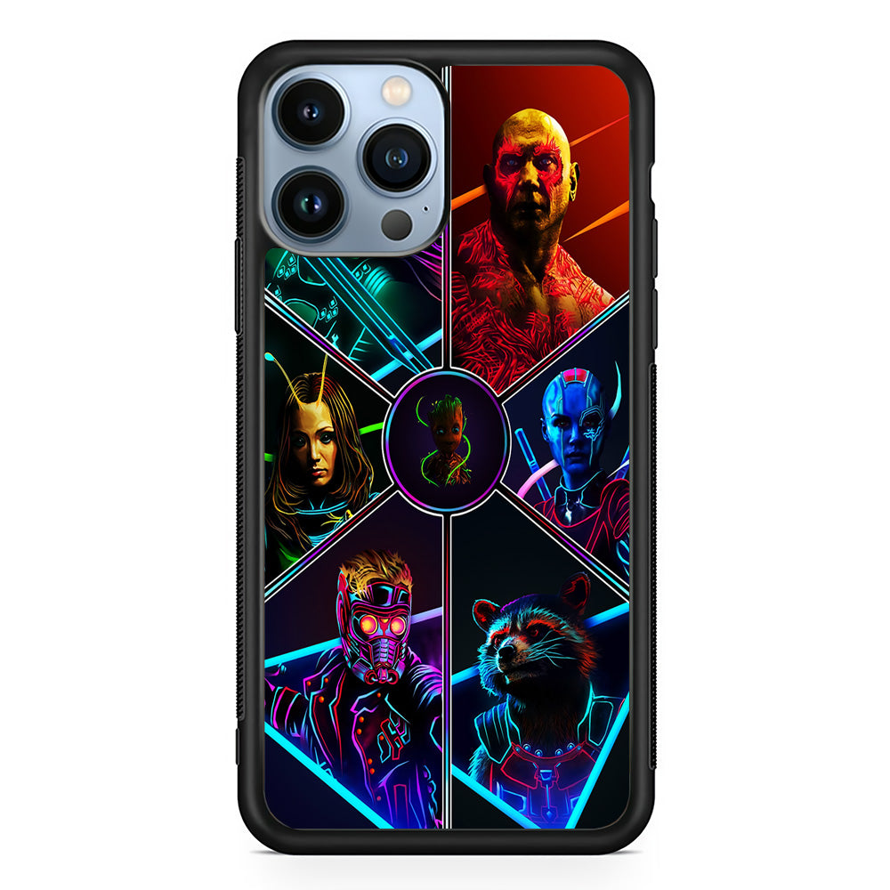 Guardian Of The Galaxy iPhone 15 Pro Max Case-Phone Case-Rubber Black (2D Case)-Altracase
