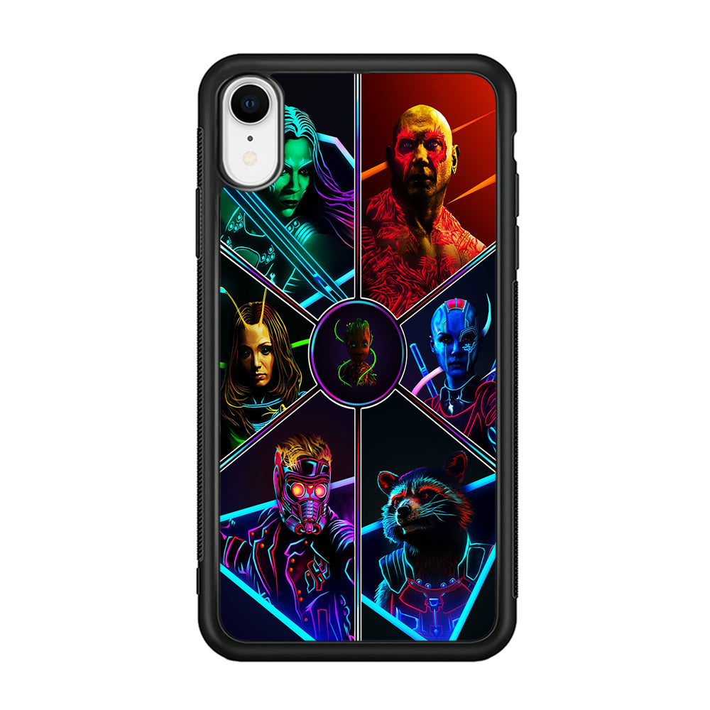 Guardian Of The Galaxy iPhone XR Case-Phone Case-Rubber Black (2D Case)-Altracase