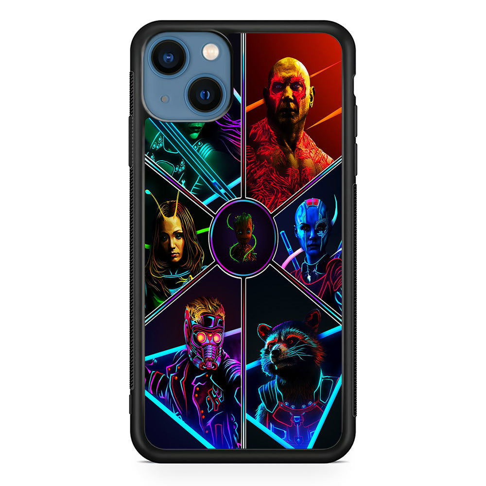Guardian Of The Galaxy iPhone 13 Case-Phone Case-Rubber Black (2D Case)-Altracase
