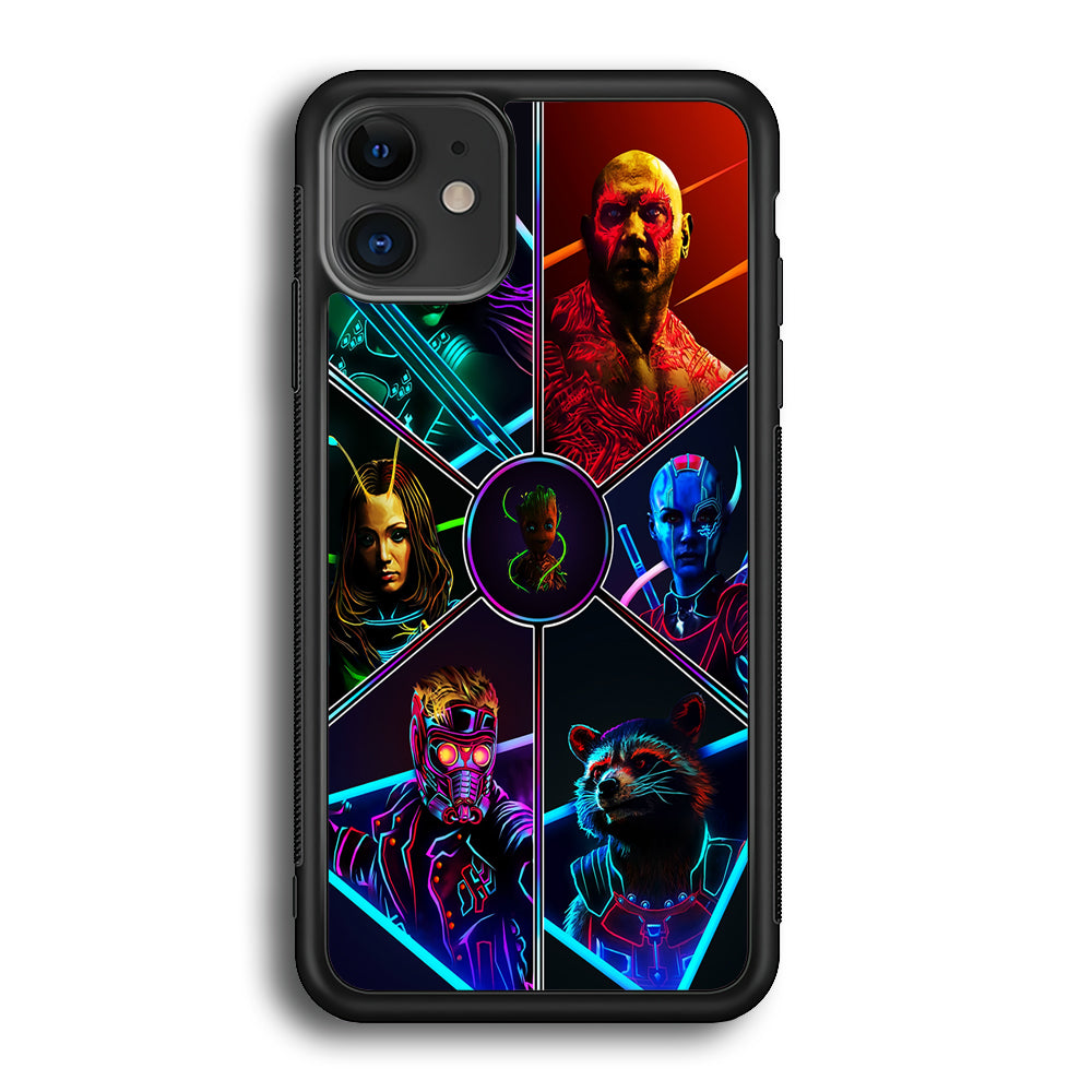 Guardian Of The Galaxy iPhone 12 Case-Phone Case-Rubber Black (2D Case)-Altracase