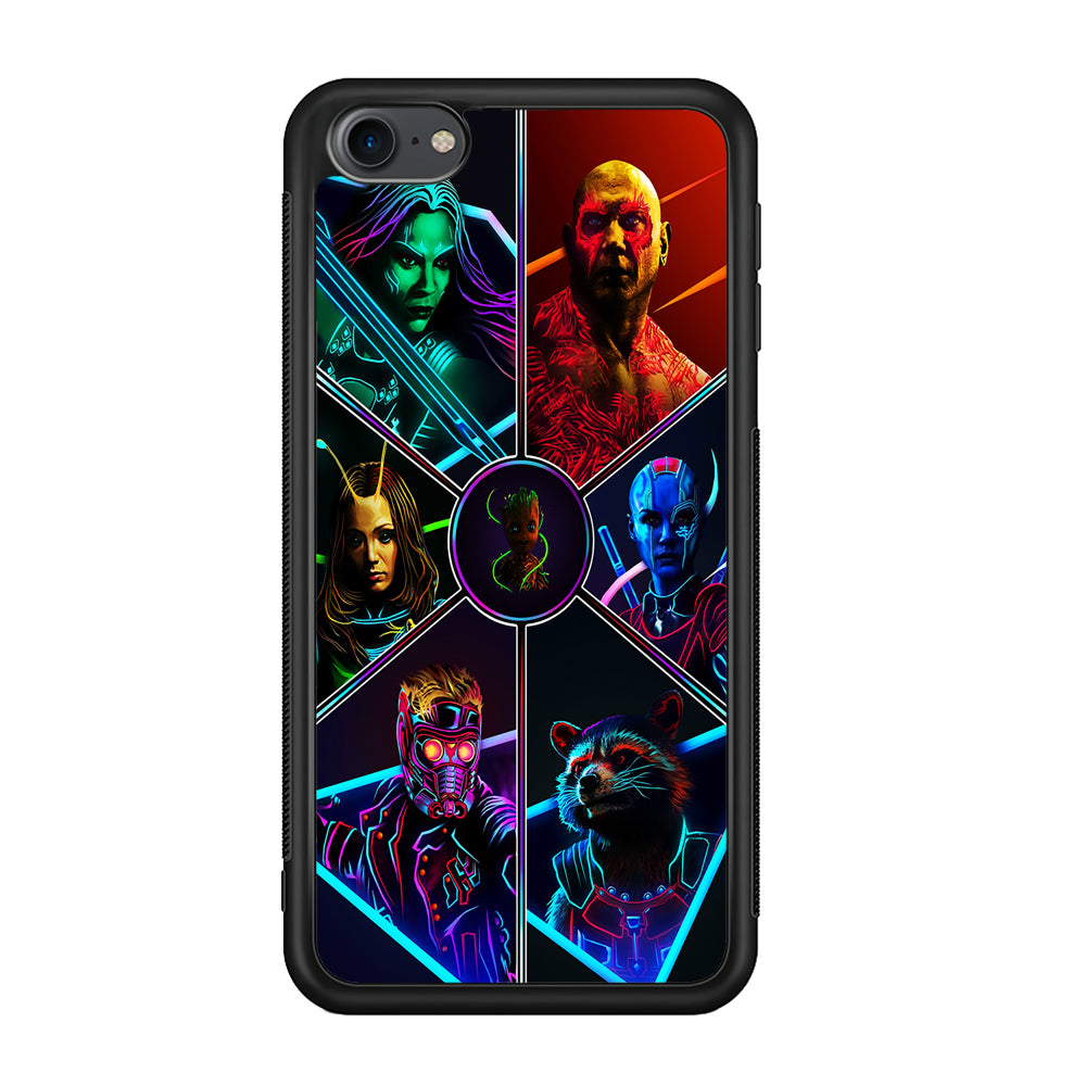 Guardian Of The Galaxy iPod Touch 6 Case-Phone Case-Rubber Black (2D Case)-Altracase