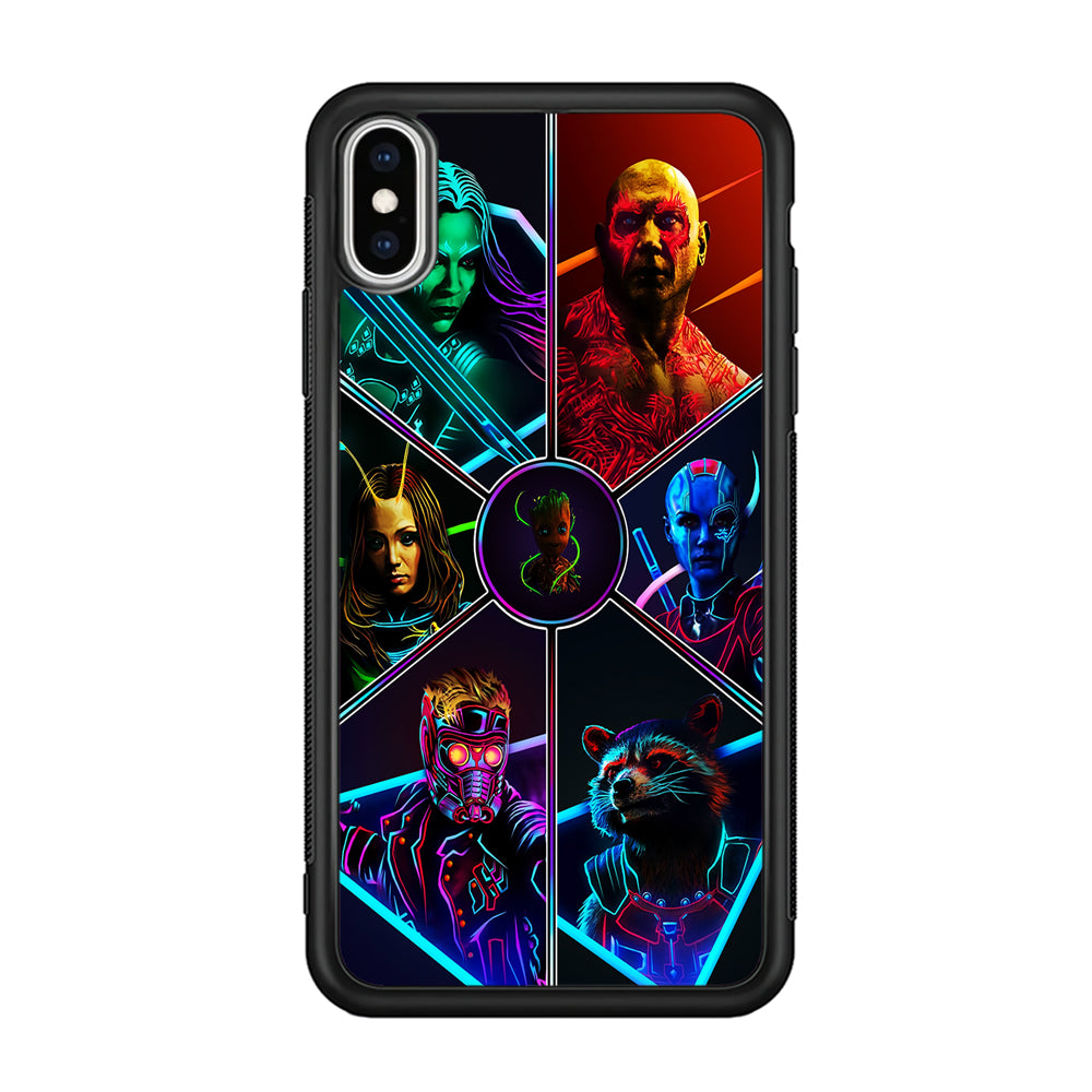 Guardian Of The Galaxy iPhone Xs Case-Phone Case-Rubber Black (2D Case)-Altracase