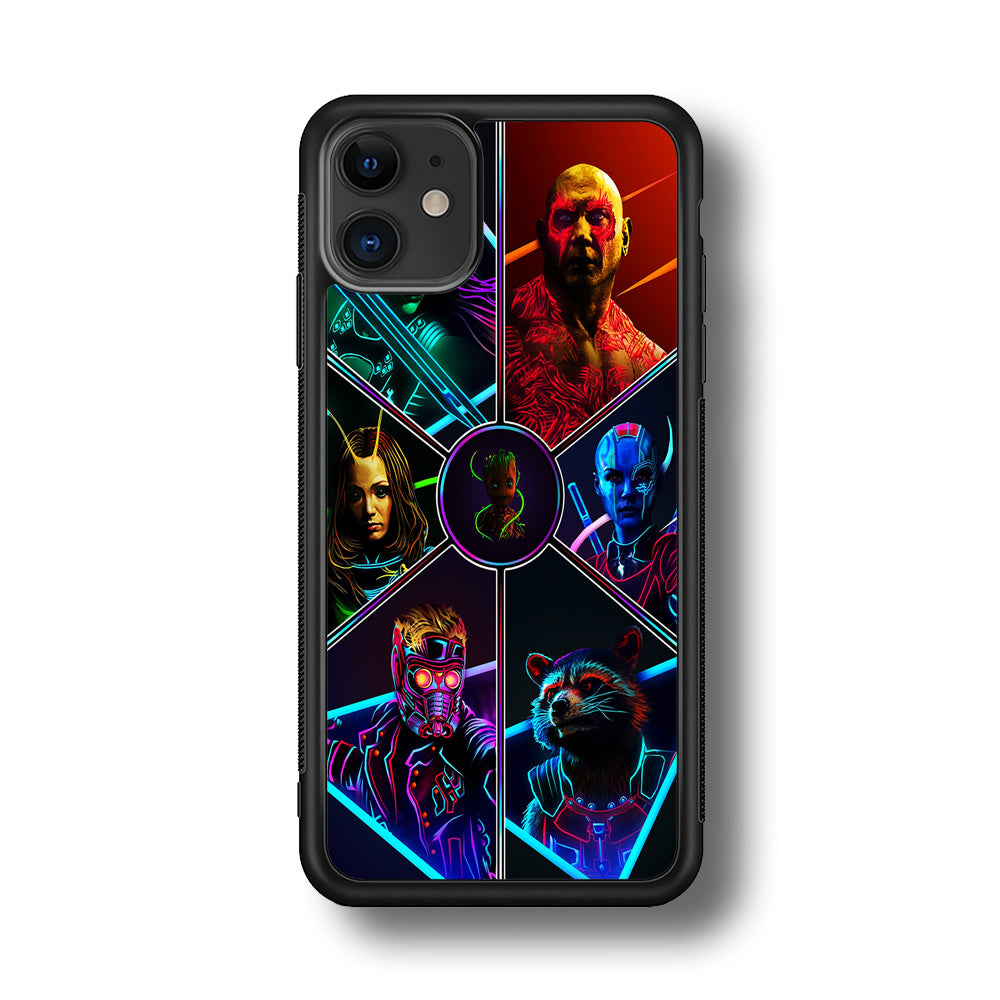 Guardian Of The Galaxy iPhone 11 Case-Phone Case-Rubber Black (2D Case)-Altracase