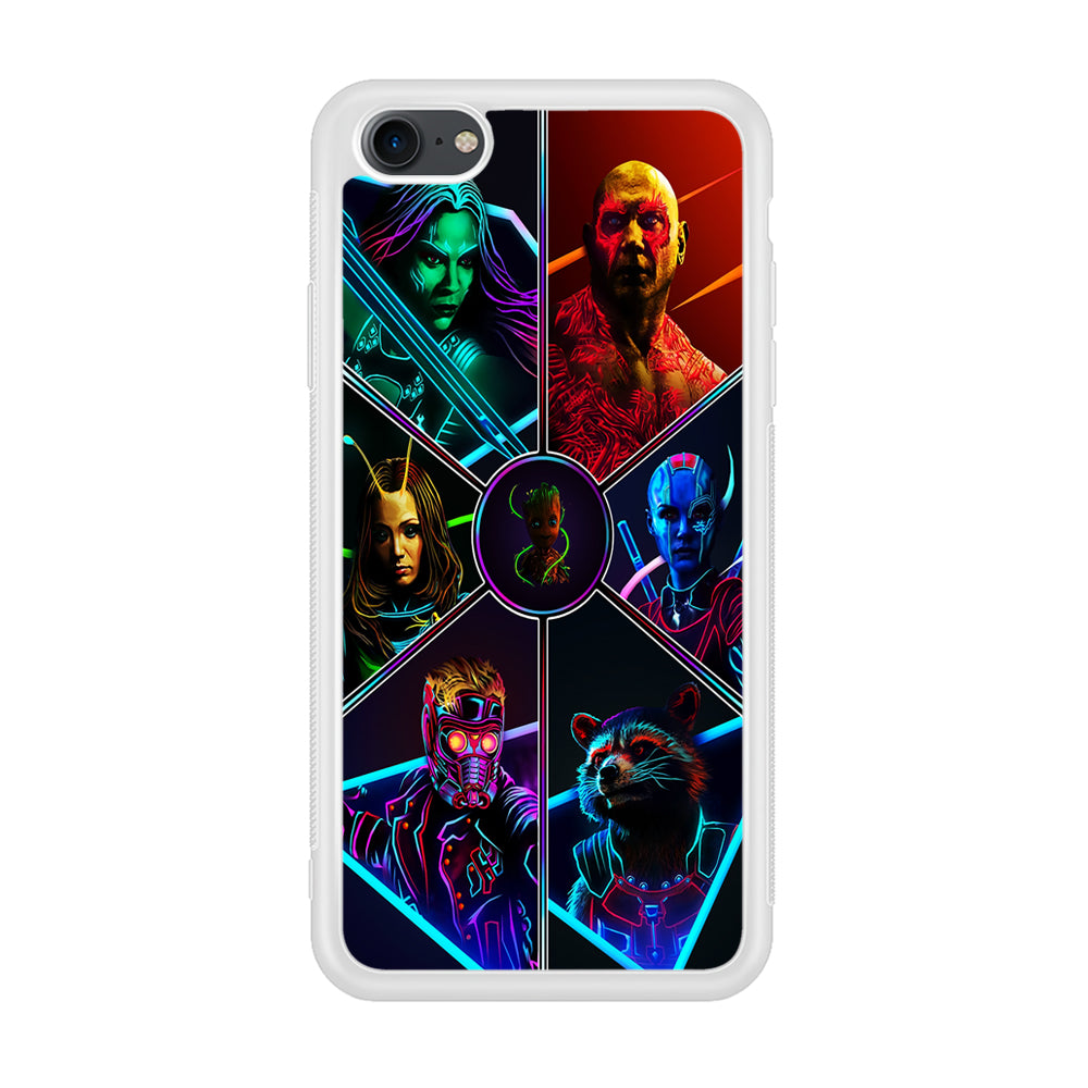 Guardian Of The Galaxy iPhone 7 Case-Phone Case-Rubber White (2D Case)-Altracase
