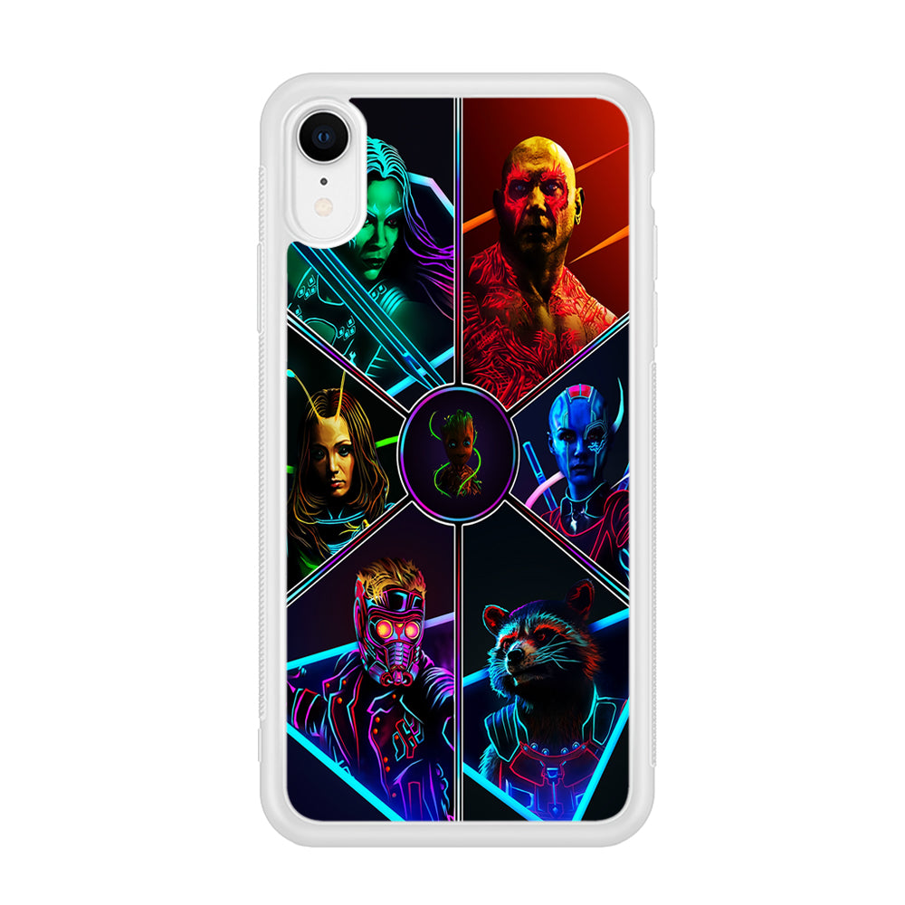 Guardian Of The Galaxy iPhone XR Case-Phone Case-Rubber White (2D Case)-Altracase