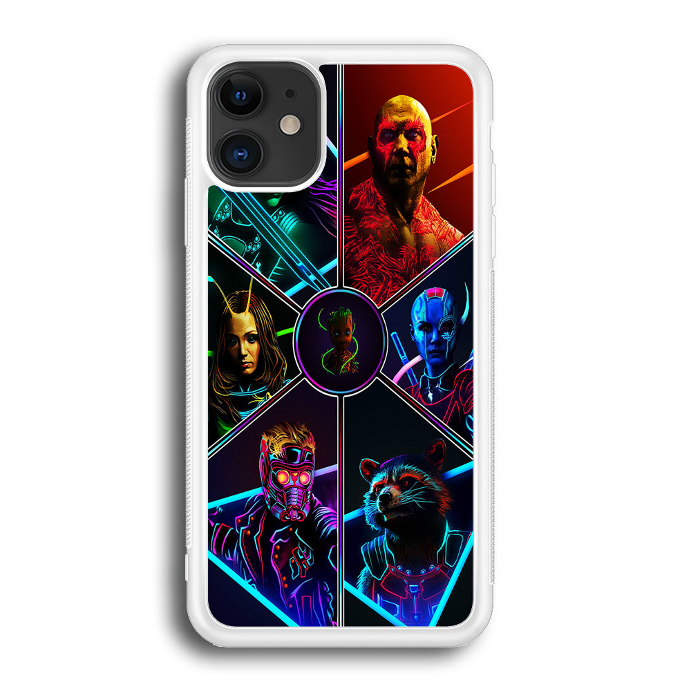 Guardian Of The Galaxy iPhone 12 Case-Phone Case-Rubber White (2D Case)-Altracase