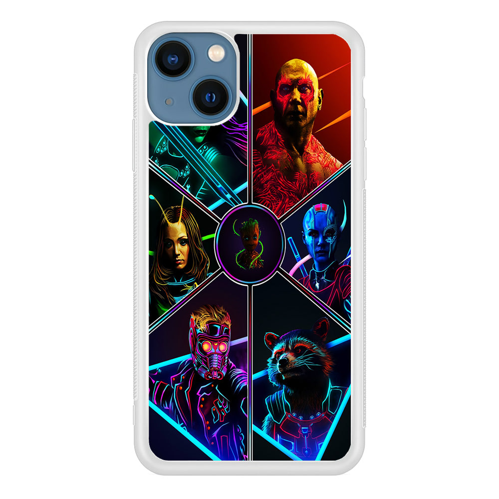 Guardian Of The Galaxy iPhone 15 Case-Phone Case-Rubber White (2D Case)-Altracase