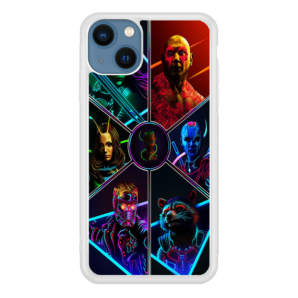 Guardian Of The Galaxy iPhone 13 Case-Phone Case-Rubber White (2D Case)-Altracase