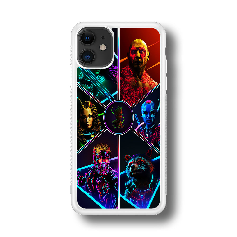 Guardian Of The Galaxy iPhone 11 Case-Phone Case-Rubber White (2D Case)-Altracase