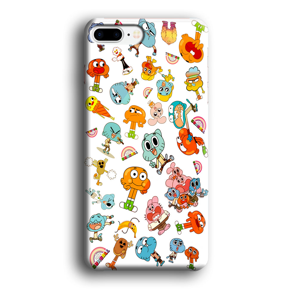 Gumball Doodle iPhone 8 Plus Case-Phone Case-3D Case-Altracase