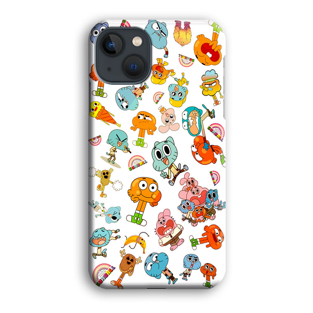 Gumball Doodle iPhone 13 Case-Phone Case-3D Case-Altracase