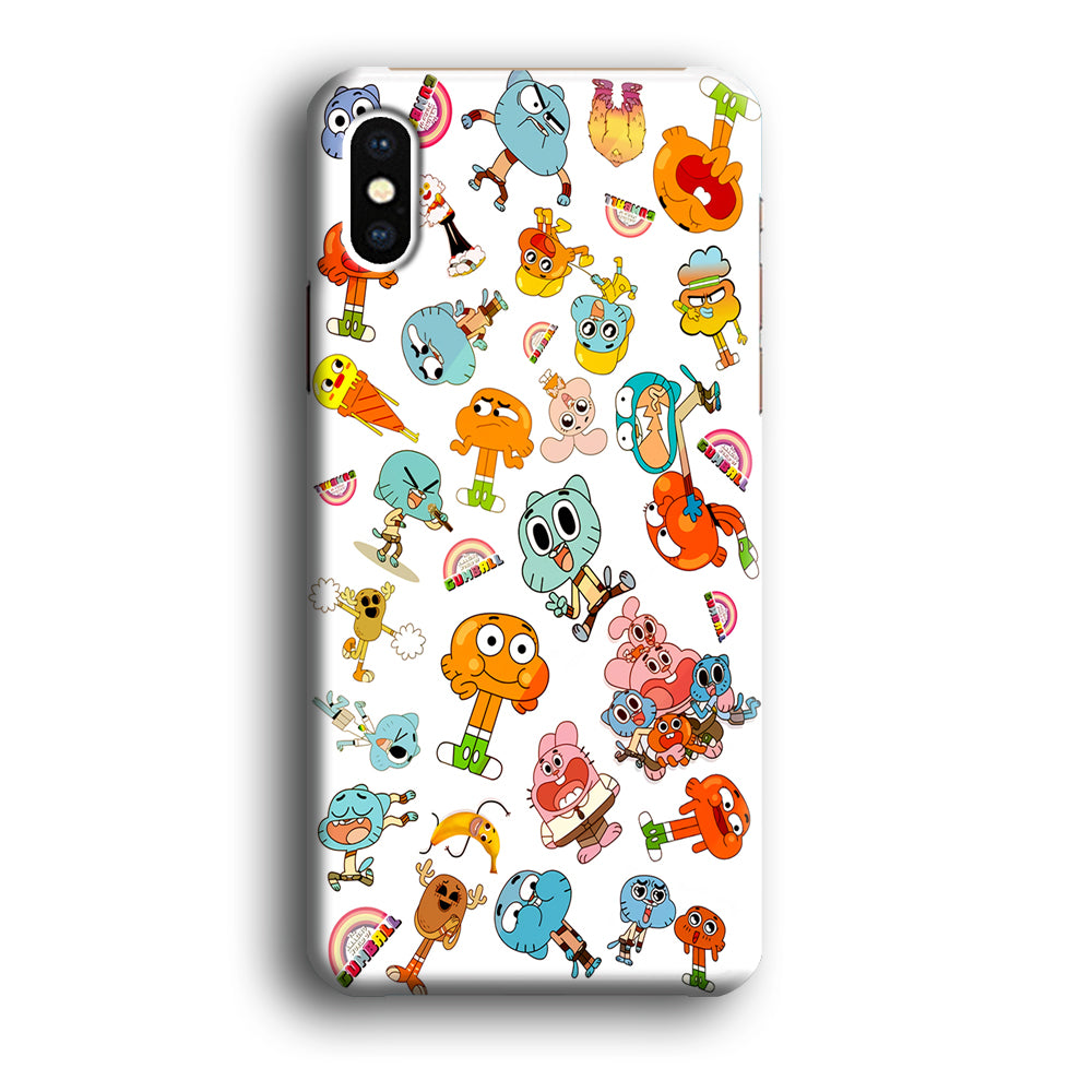 Gumball Doodle iPhone Xs Case-Phone Case-3D Case-Altracase